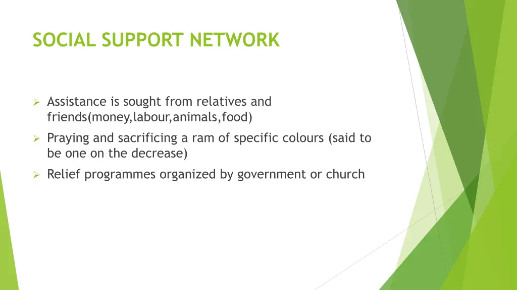 social support network