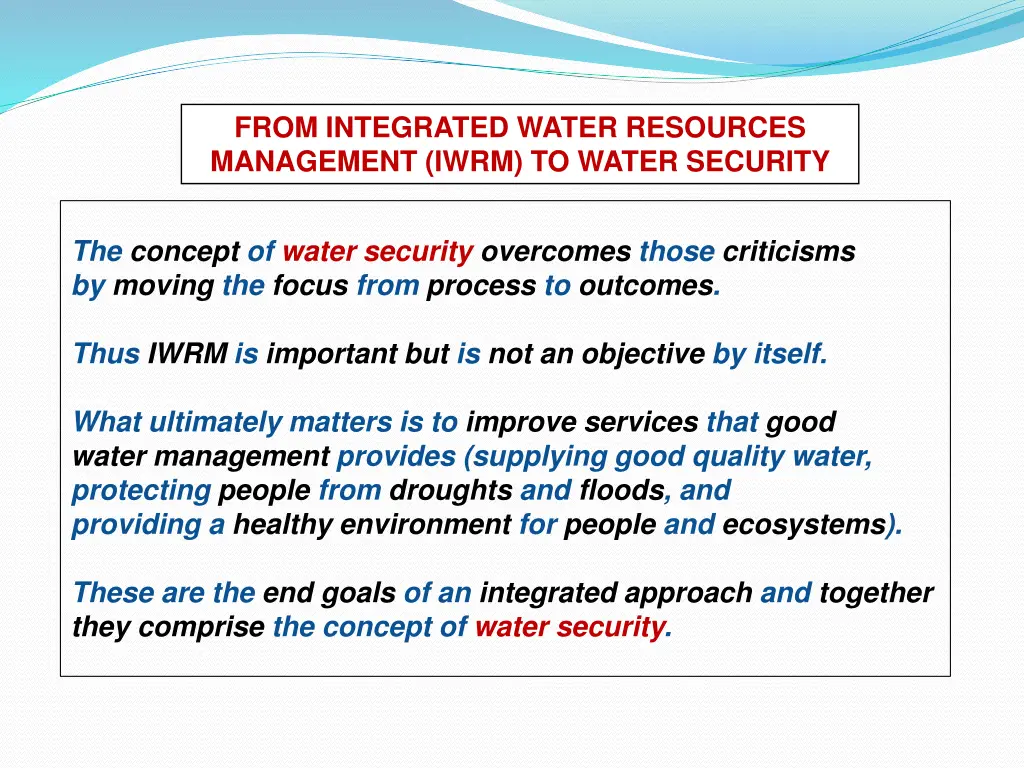 from integrated water resources management iwrm 2