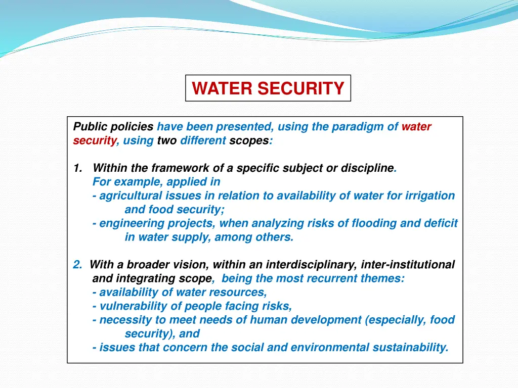 water security 3