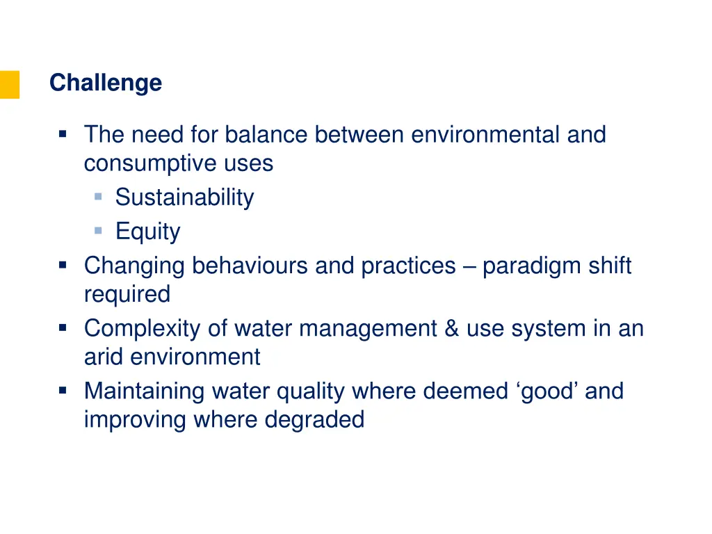 challenge