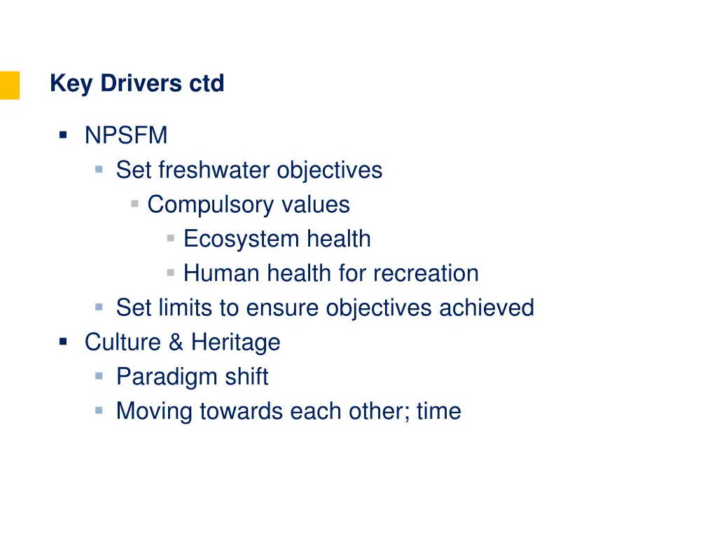 key drivers ctd 2