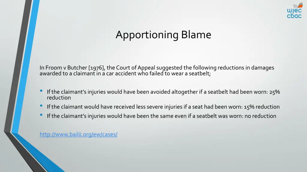 apportioning blame 1