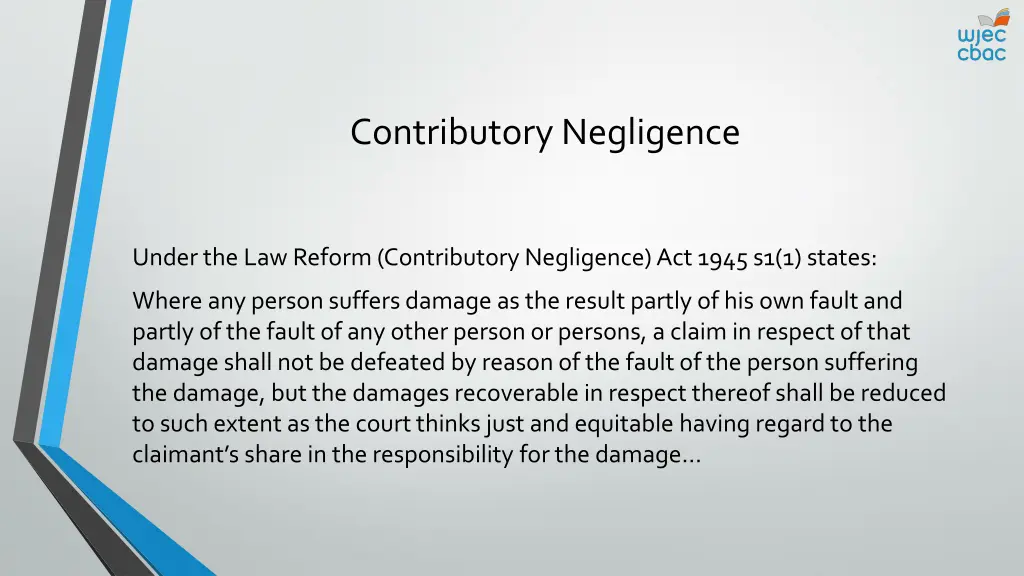 contributory negligence