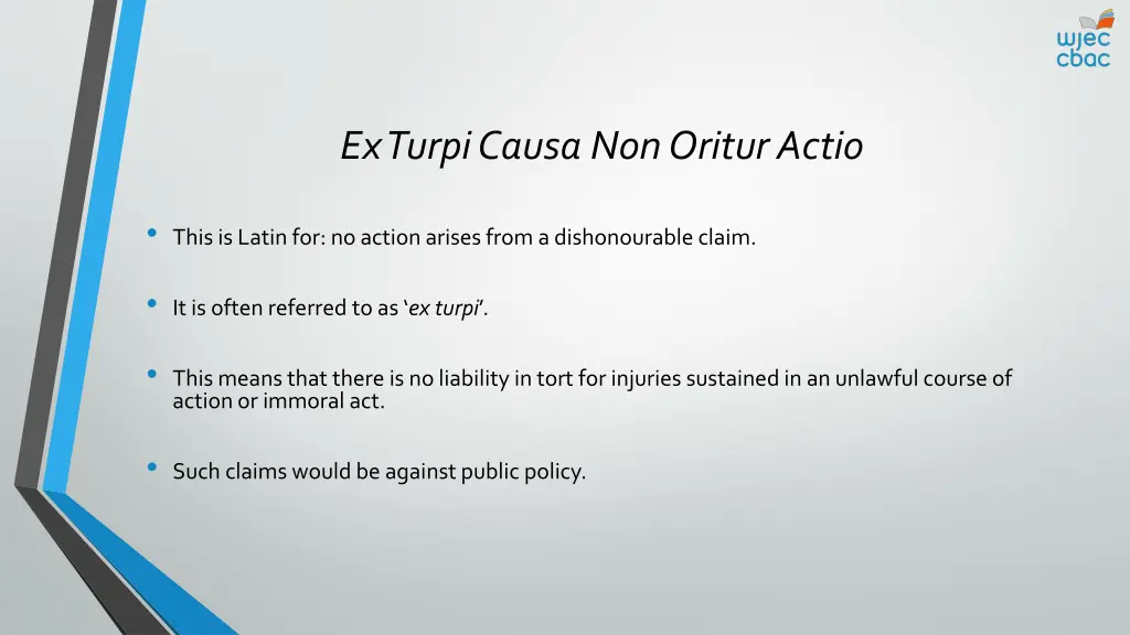 ex turpicausa non orituractio