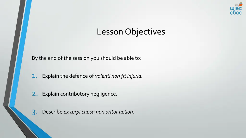 lesson objectives