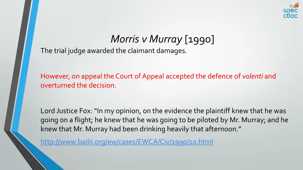 morris v murray 1990 1