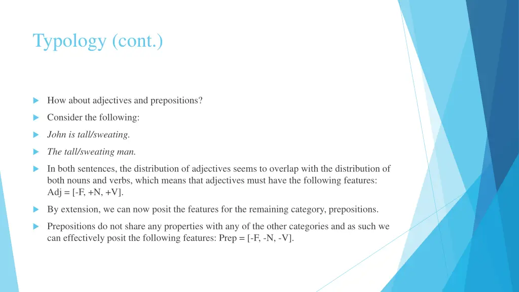 typology cont 1
