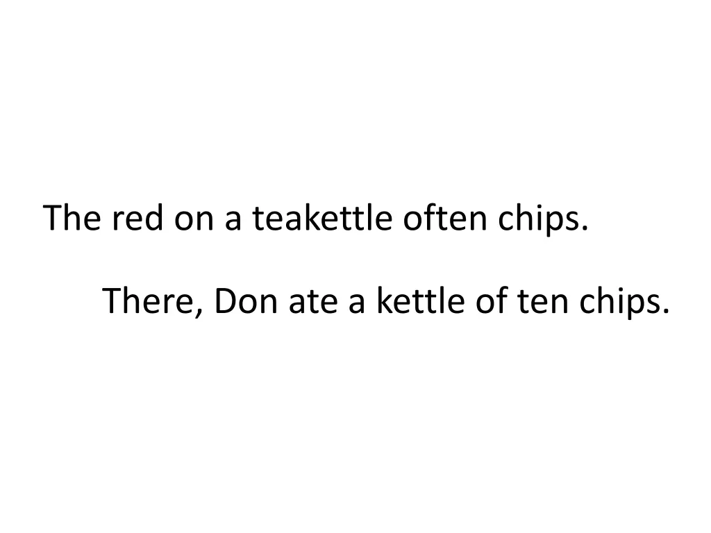 the red on a teakettle often chips