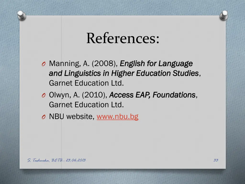 references