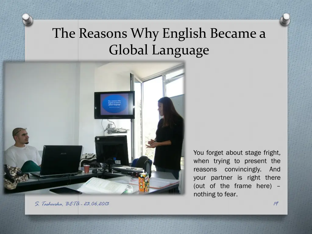 the reasons why english became a global language