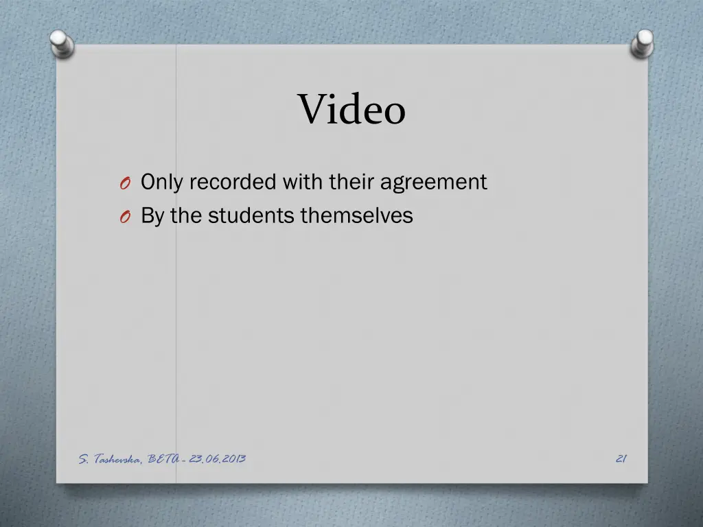 video