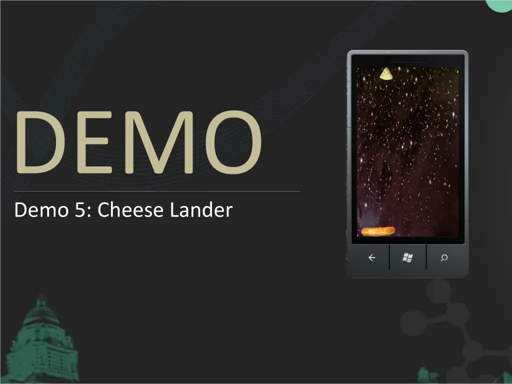demo demo 5 cheese lander