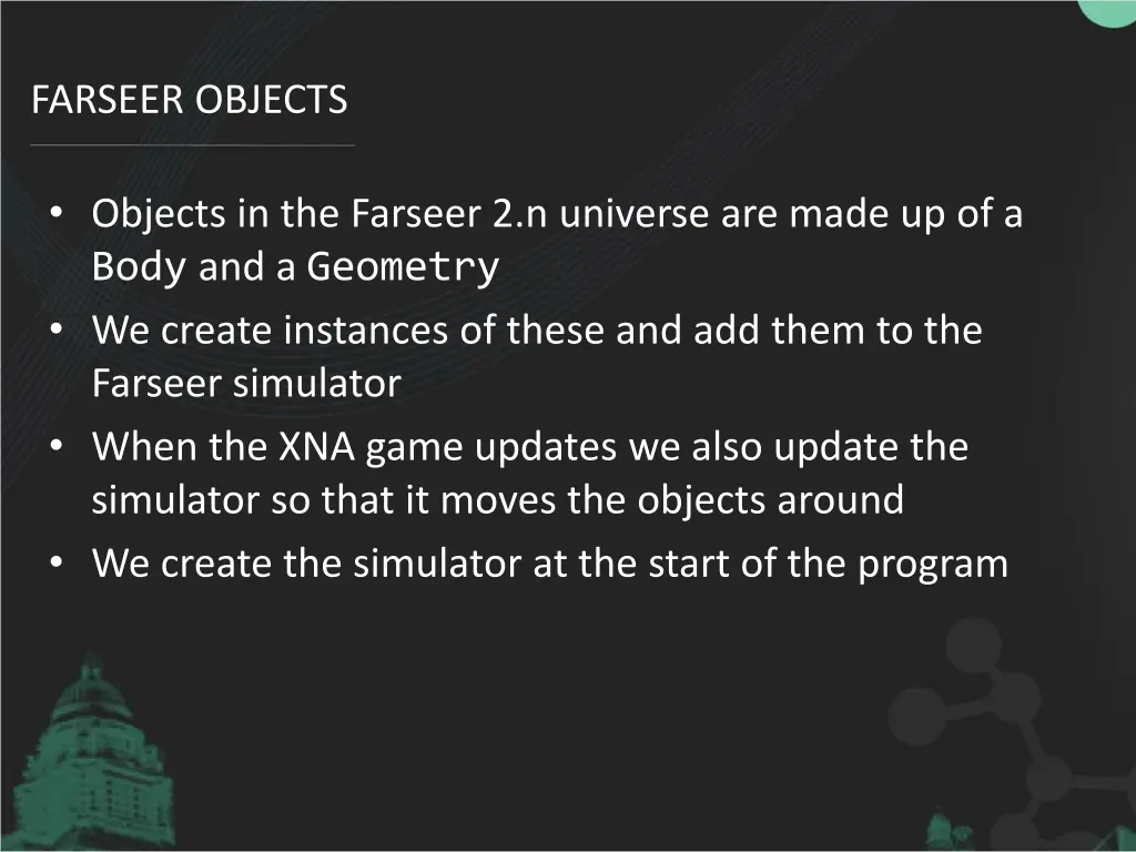 farseer objects