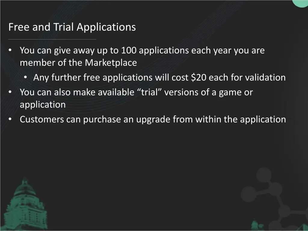 free and trial applications