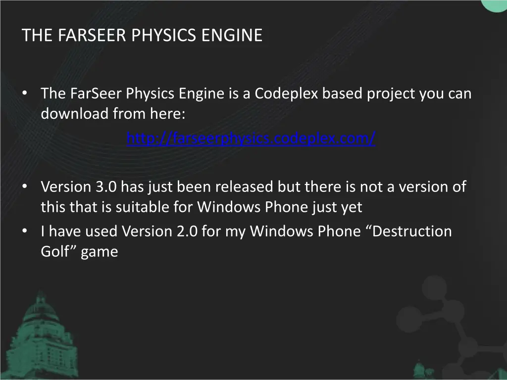 the farseer physics engine