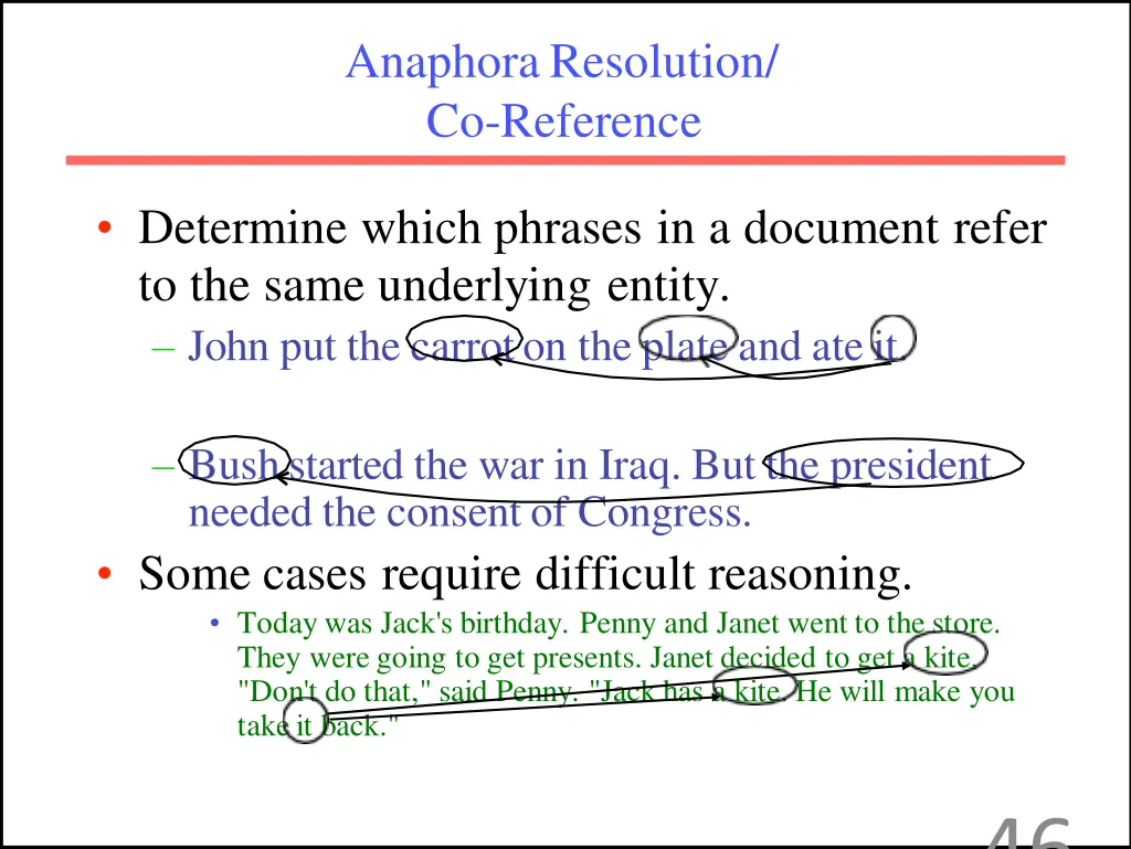 anaphoraresolution co reference