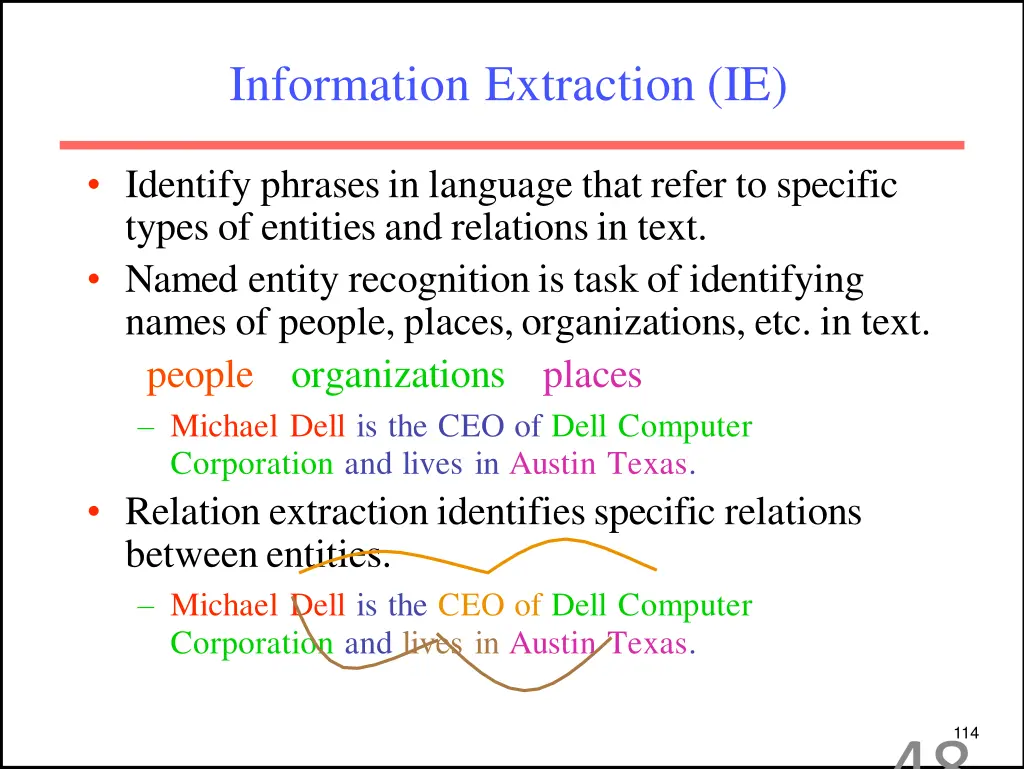 information extraction ie