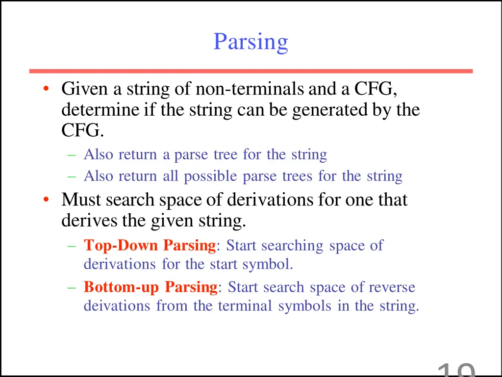 parsing