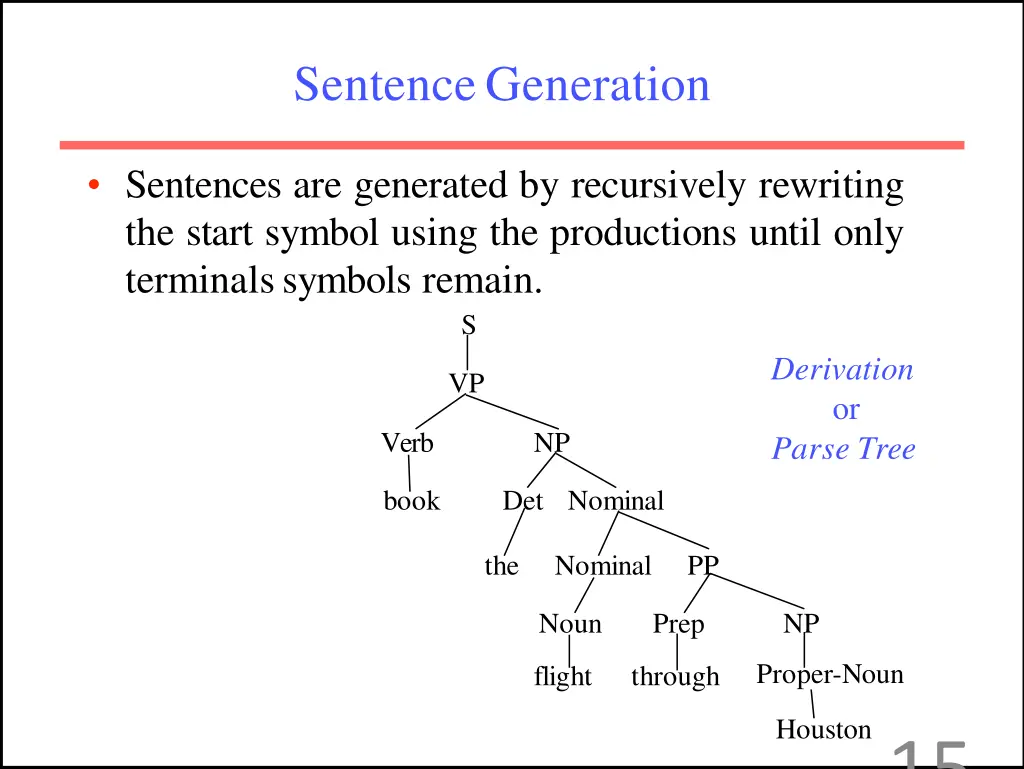 sentencegeneration