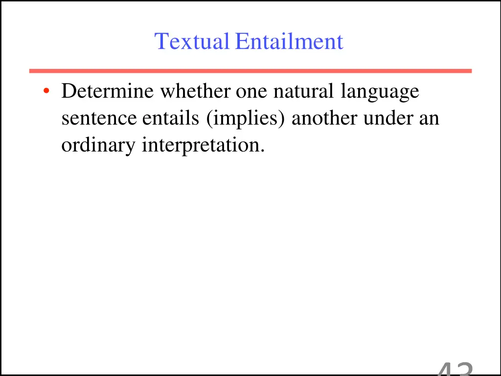 textualentailment