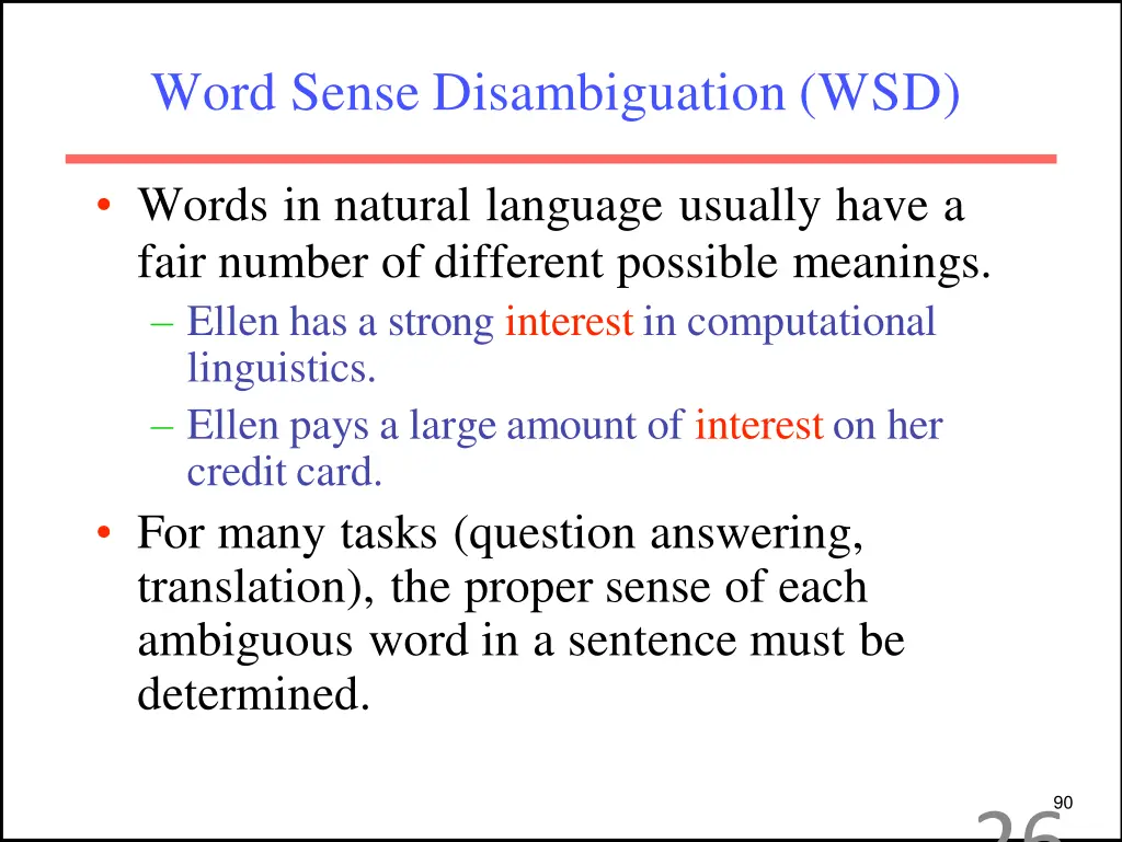 word sense disambiguation wsd