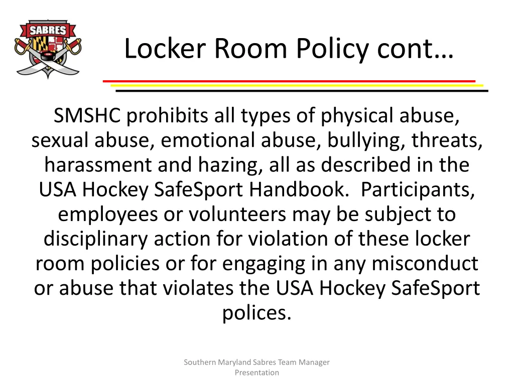locker room policy cont 2