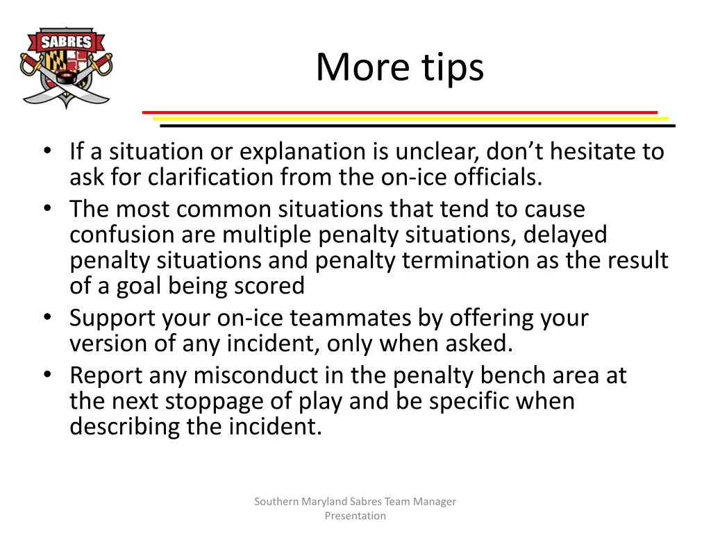 more tips