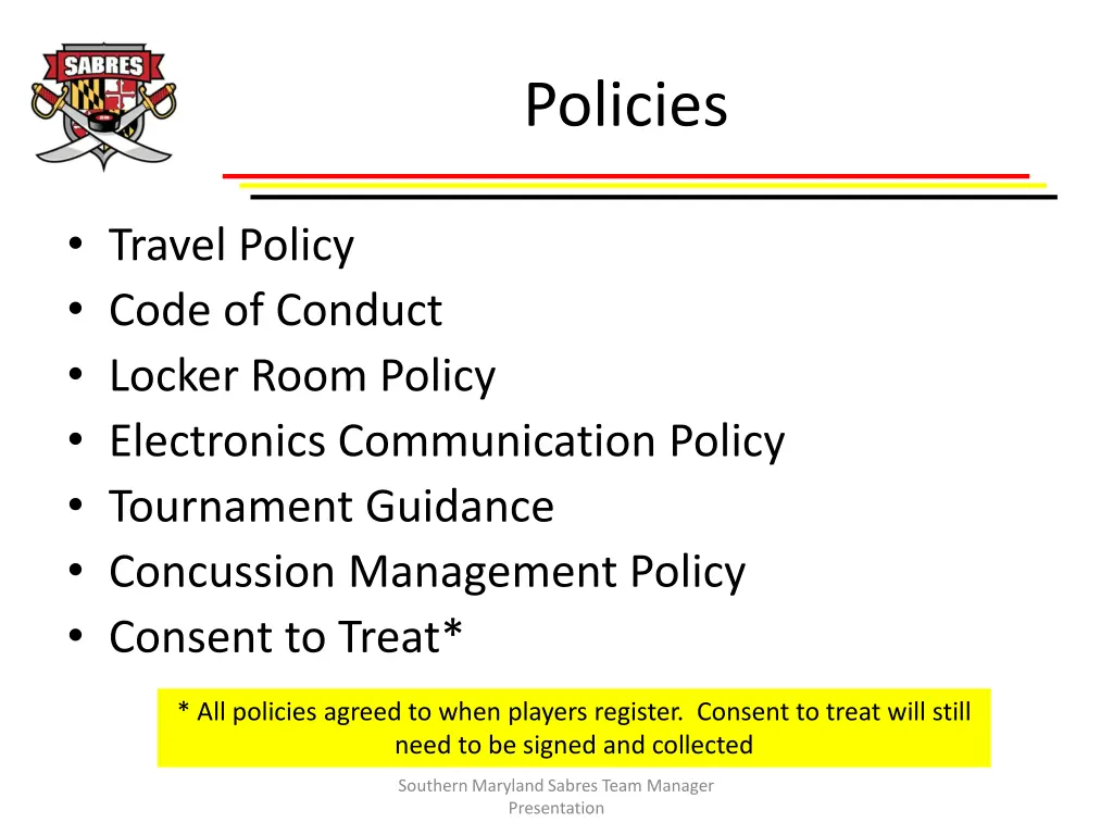 policies