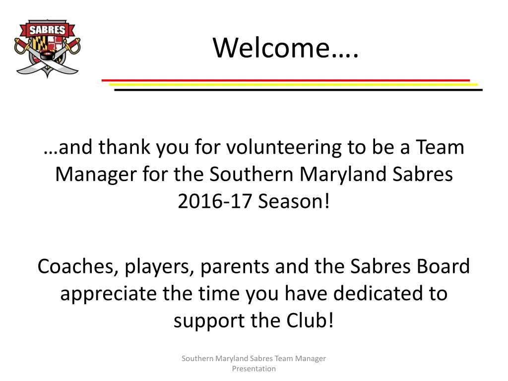 welcome