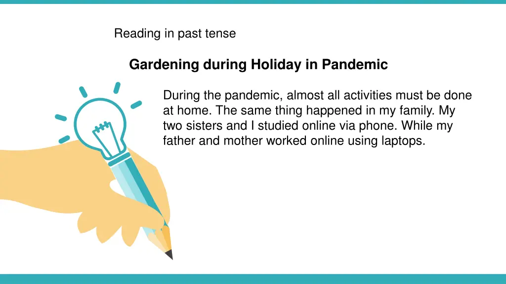 reading in past tense