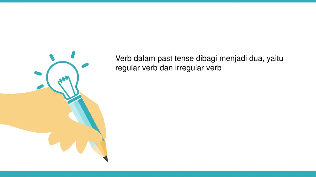 verb dalam past tense dibagi menjadi dua yaitu
