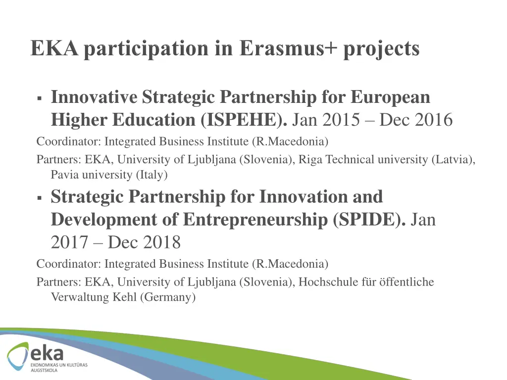 innovative strategic partnership for european
