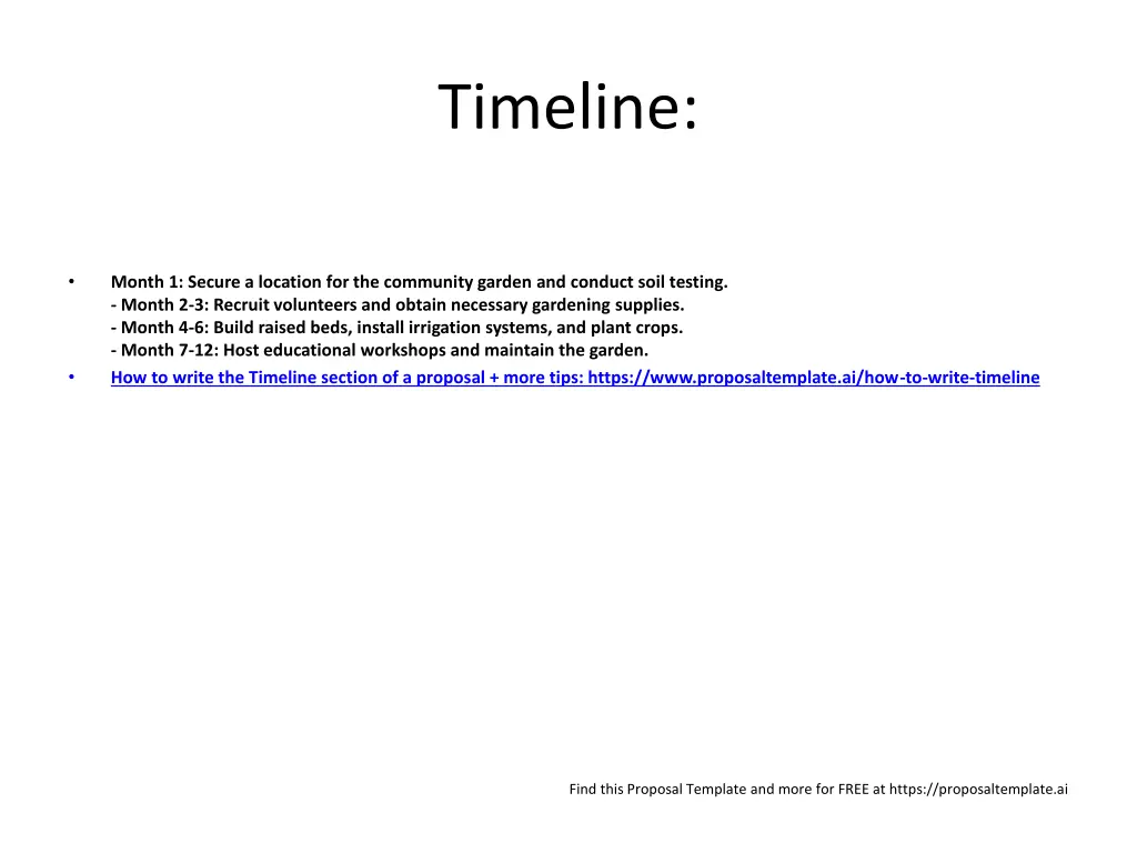 timeline