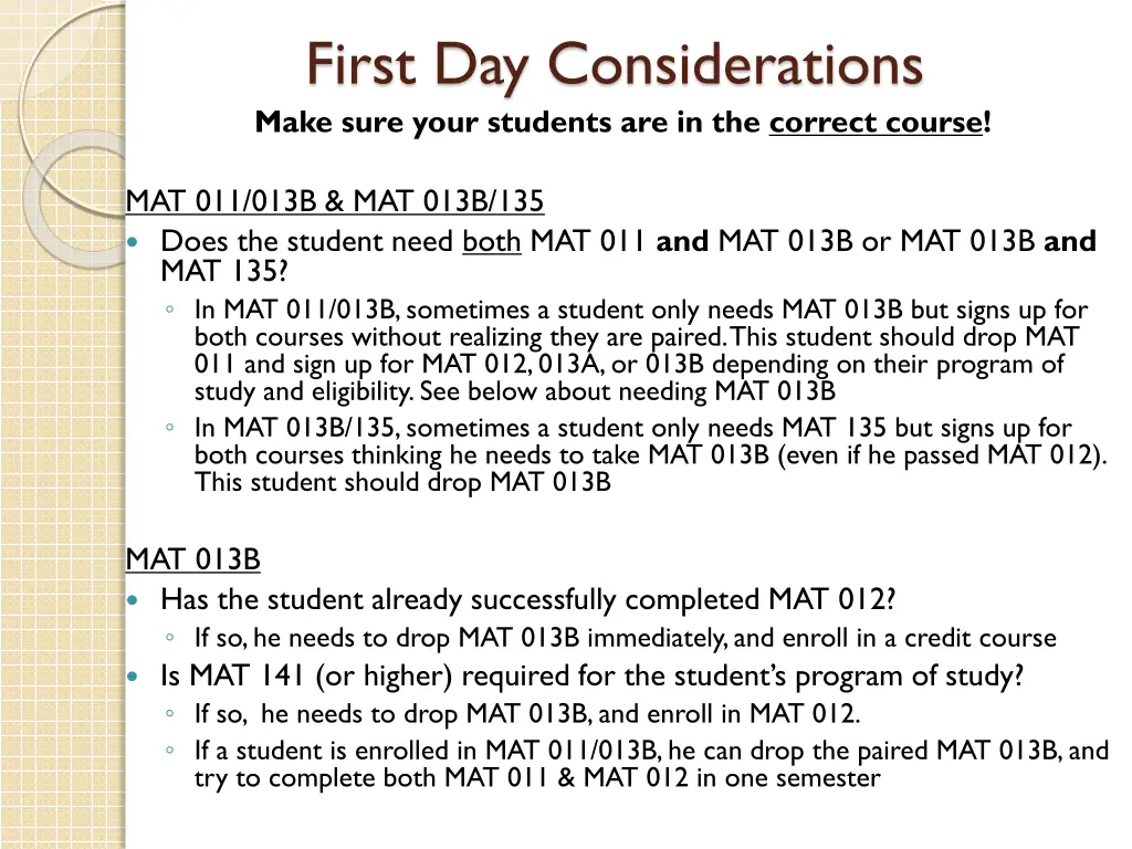 first day considerations make sure your students