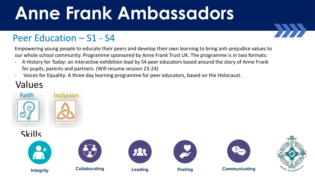 anne frank ambassadors