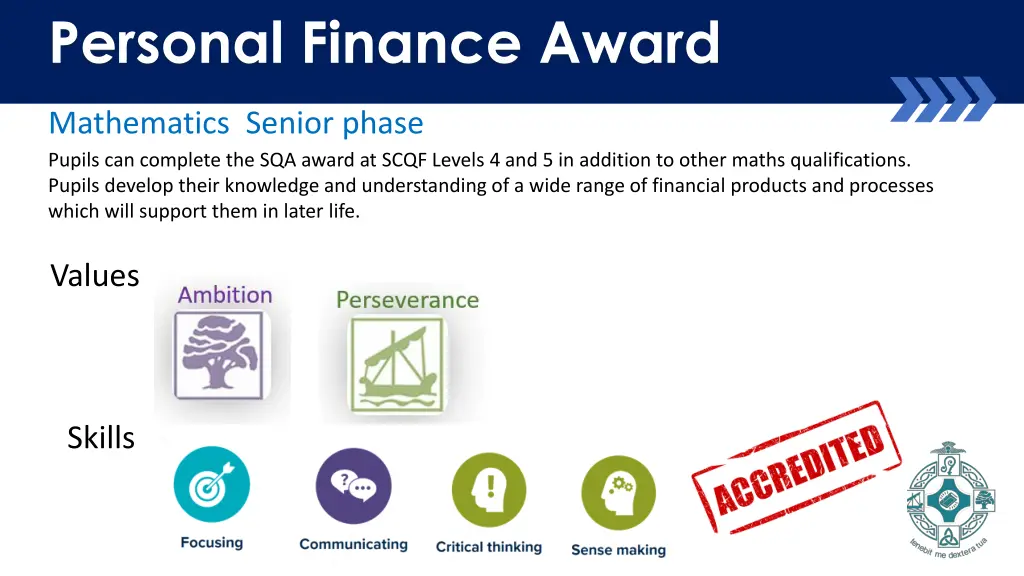 personal finance award