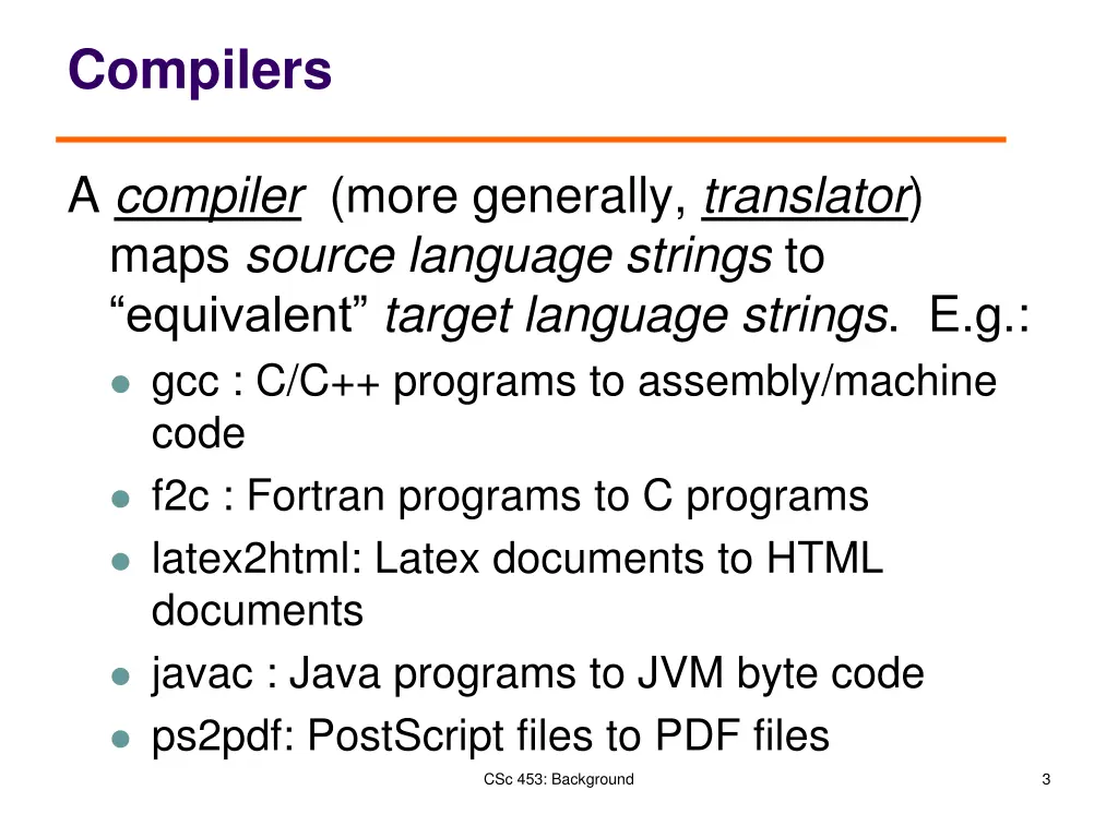 compilers