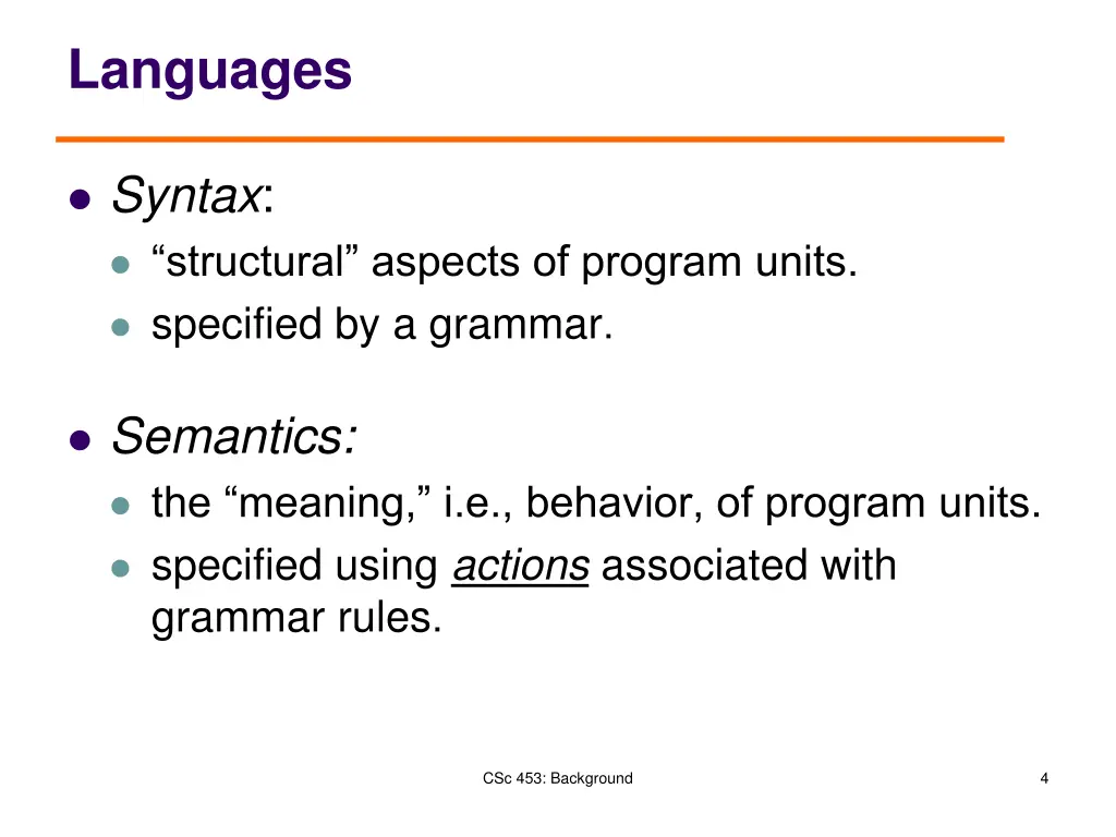 languages