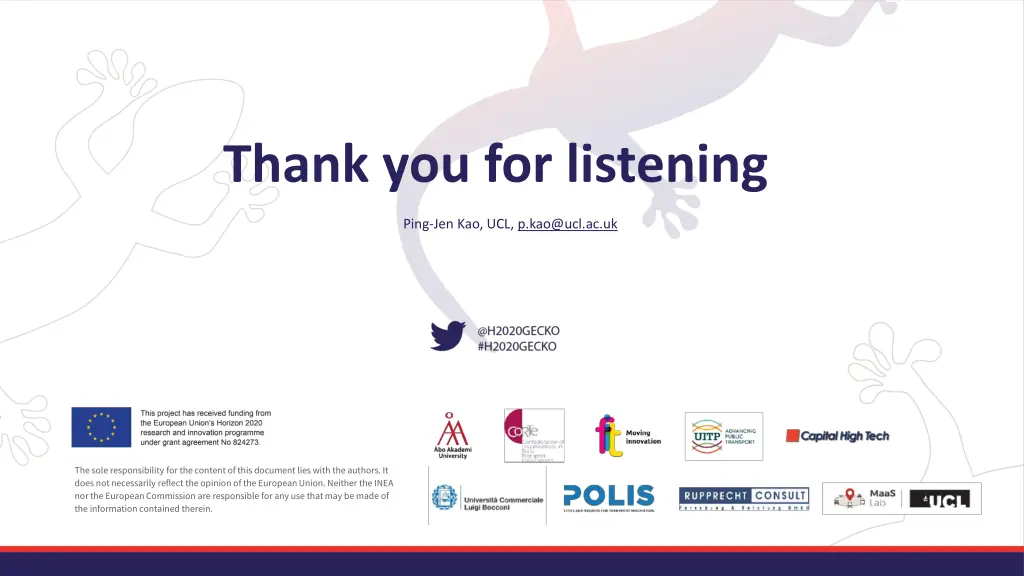 thank you for listening