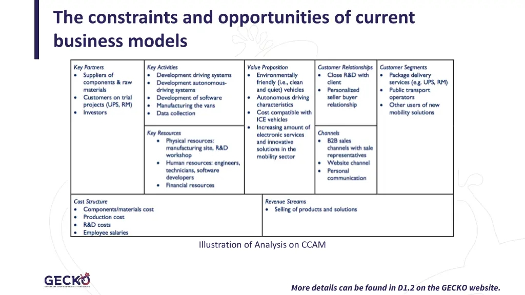 the constraints and opportunities of current