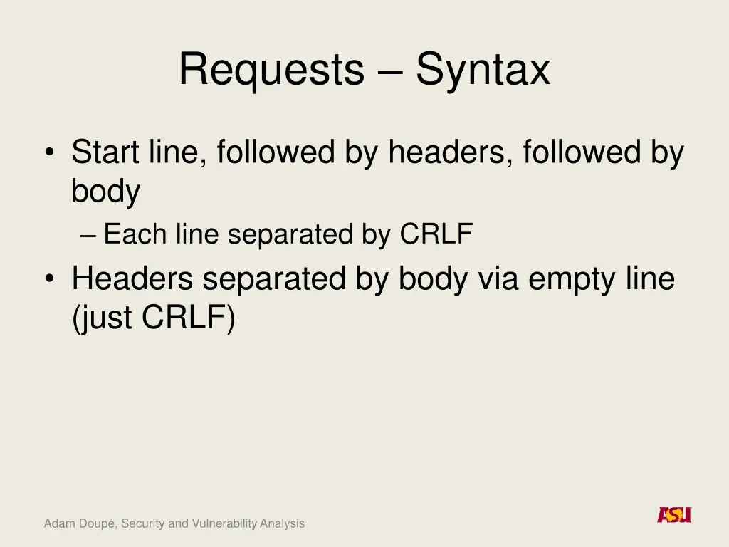 requests syntax