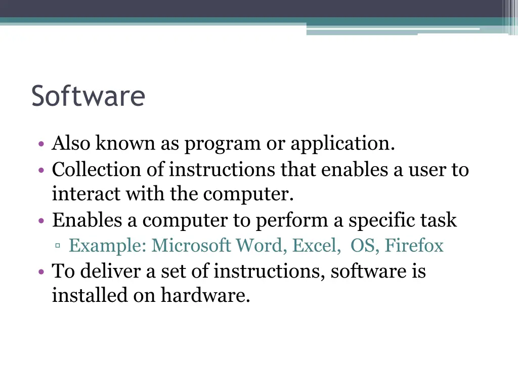 software
