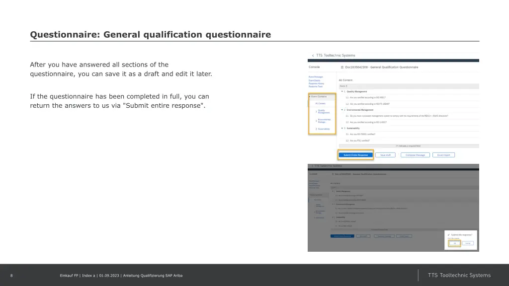 questionnaire general qualification questionnaire 1