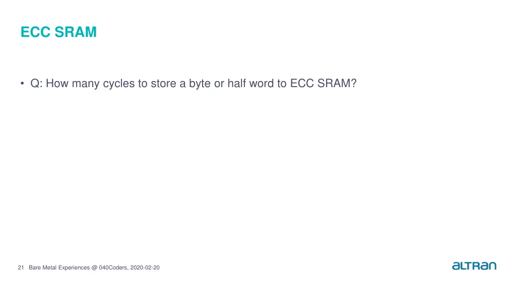ecc sram