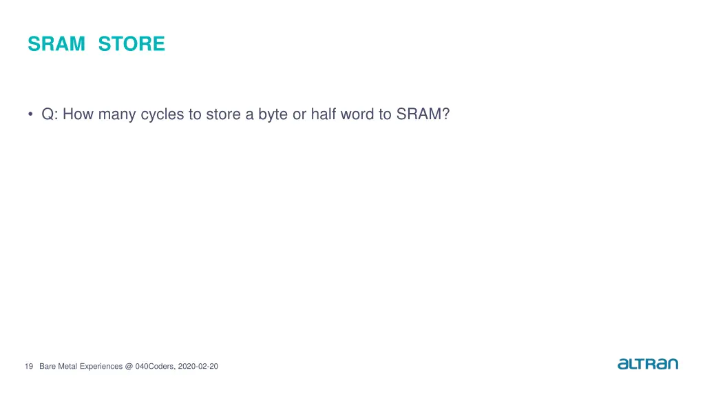 sram store
