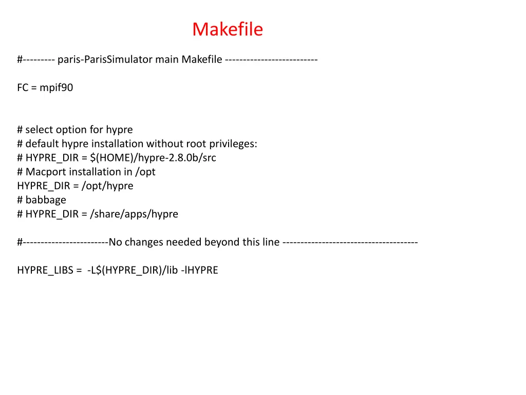 makefile