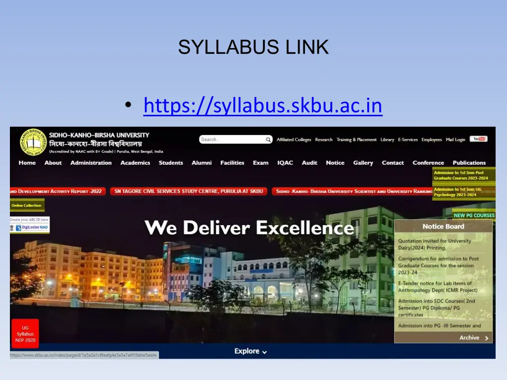 syllabus link
