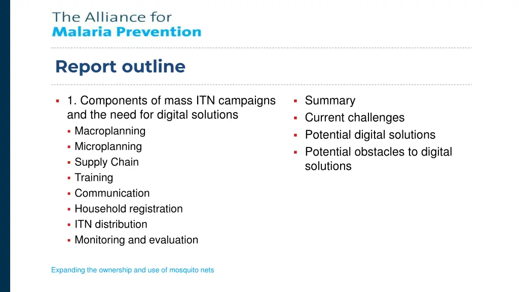 report outline