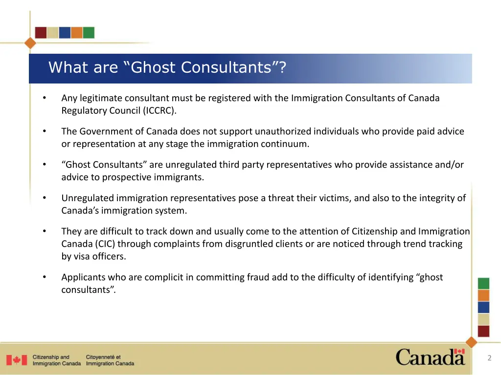 what are ghost consultants