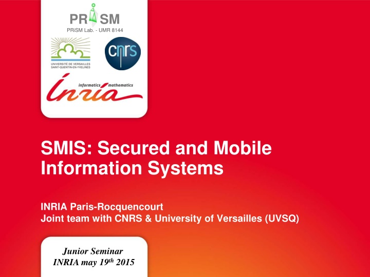 pr sm prism lab umr 8144